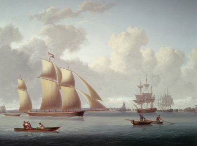 Niederländische und andere Schiffe vor Greenwich von William Anderson